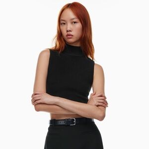 Aritzia Babaton Sculpt Knit Mockneck Tank